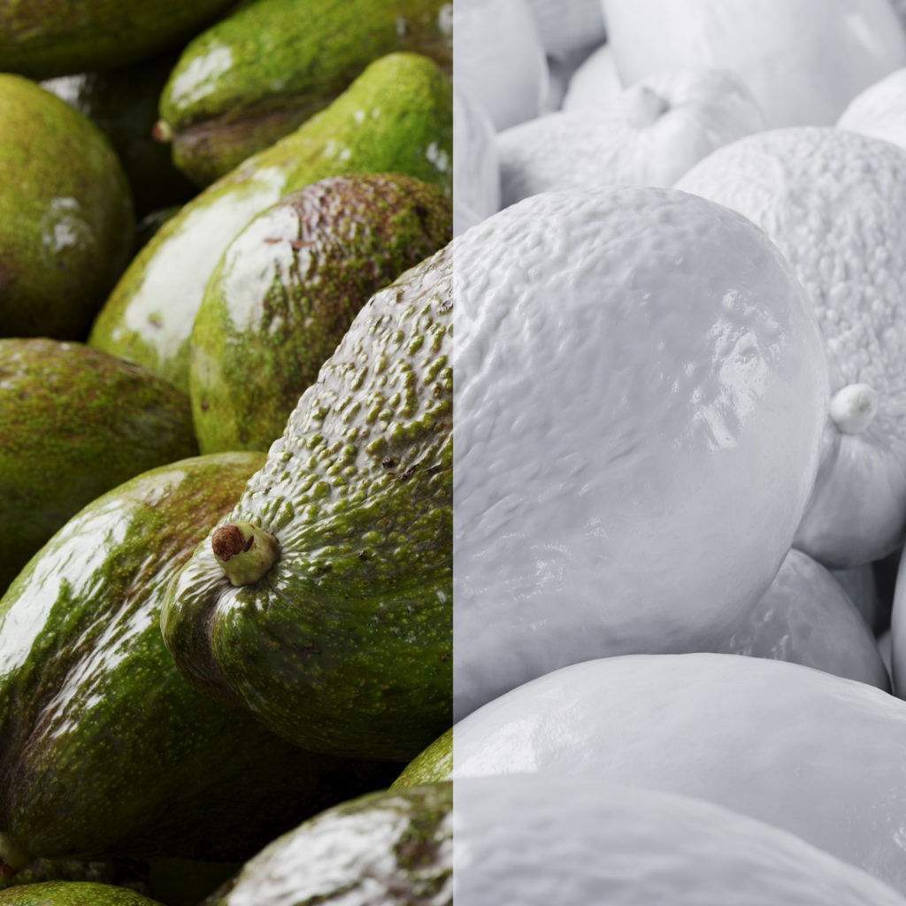 Veedpo Avocado Photorealistic 3D scanned Model Preview
